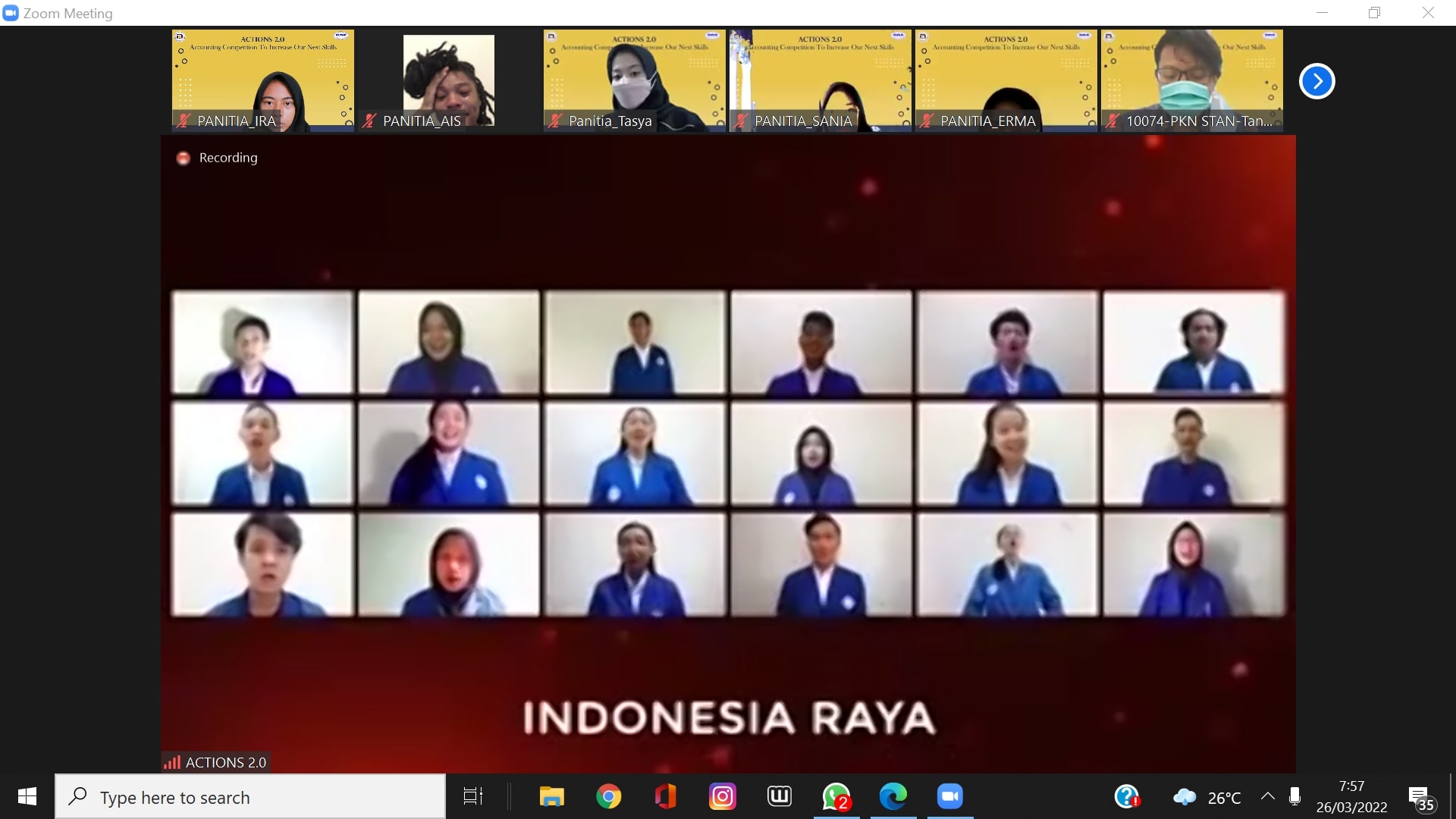 Indonesia Raya Virtual